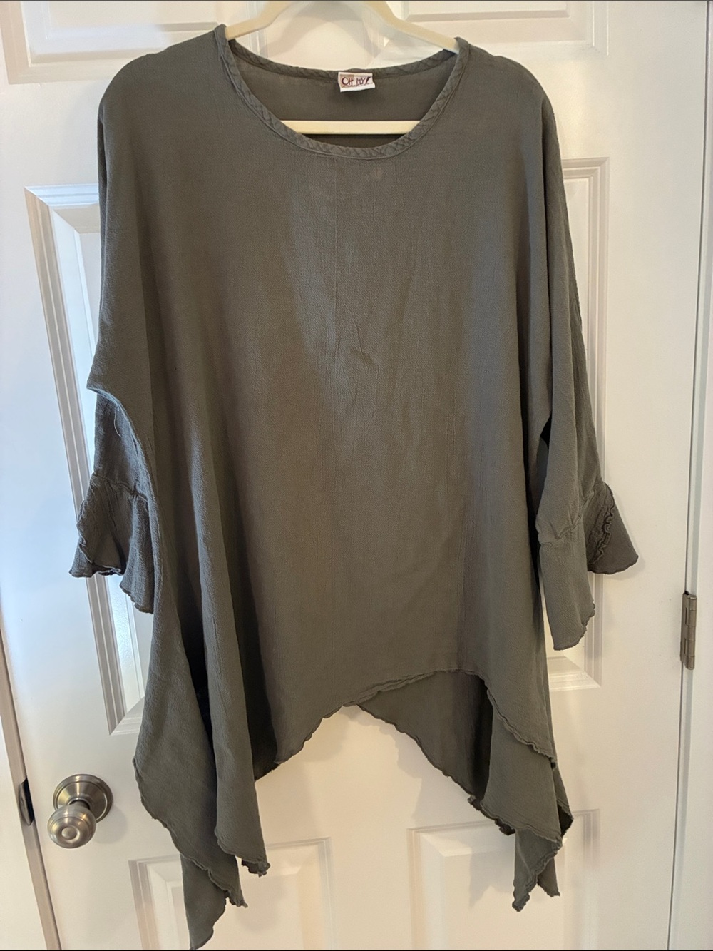 Oh My Gauze Irene Tunic In Sage Green Size 1 Medium - Picture 2 of 6